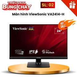 Màn hình LCD ViewSonic VA2414-H (24 inch - FHD - IPS - 100Hz - 4ms)