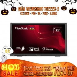 Màn hình cảm ứng ViewSonic TD2223-2 (22 inch - FHD - VA - 75Hz - 6.5ms)