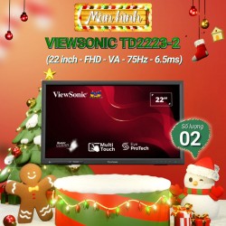 Màn hình cảm ứng ViewSonic TD2223-2 (22 inch - FHD - VA - 75Hz - 6.5ms)