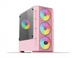 Vỏ case KENOO ESPORT G362 M-ATX Hồng