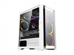 Vỏ case KENOO ESPORT MK500-3F M-ATX Trắng