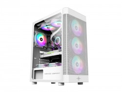 Vỏ case Kenoo ESPORT AF100-3F ATX Full Thép Trắng
