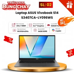 Laptop ASUS Vivobook S14 S3407CA-LY096WS