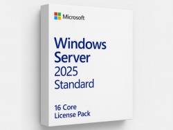 Phần mềm Microsoft Windows Server 2025 Standard - 16 Core License Pack