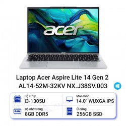 Laptop Acer Aspire Lite 14 Gen 2 AL14-52M-32KV NX.J38SV.003