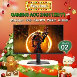 Màn hình Gaming AOC 24G11ZE/71 (23.8 inch - FHD - Fast IPS - 240Hz - 0.3ms)