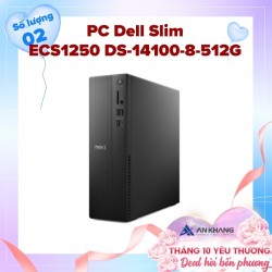 Máy tính để bàn Dell Slim ECS1250 DS-14100-8-512G