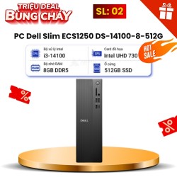 Máy tính để bàn Dell Slim ECS1250 DS-14100-8-512G