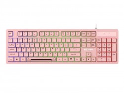 Bàn phím văn phòng E-DRA EK506 màu hồng