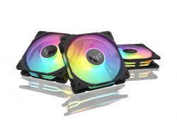 Bộ 3 quạt tản nhiệt đảo ngược ASUS TUF Gaming TR120 ARGB (Màu đen)