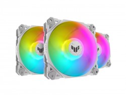 Bộ 3 quạt tản nhiệt  ASUS TUF Gaming TF120 ARGB (Màu trắng)