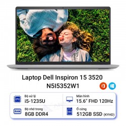Laptop Dell Inspiron 15 3520 N5I5352W1