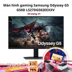 Màn hình gaming Samsung Odyssey G5 G50D LS27DG502EEXXV (27 inch - 2K - IPS - 180Hz - 1ms)