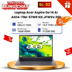 Laptop Acer Aspire Go 14 AI AG14-71M-57WR NX.JFWSV.001