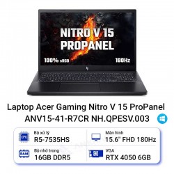 Laptop Acer Gaming Nitro V 15 ProPanel ANV15-41-R7CR NH.QPESV.003