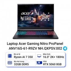 Laptop Acer Gaming Nitro ProPanel ANV16S-61-R9ZV NH.QXPSV.002