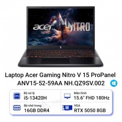 Laptop Acer Gaming Nitro V 15 ProPanel ANV15-52-59AA NH.QZ9SV.002