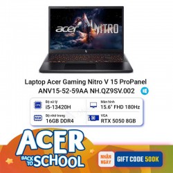 Laptop Acer Gaming Nitro V 15 ProPanel ANV15-52-59AA NH.QZ9SV.002