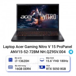 Laptop Acer Gaming Nitro V 15 ProPanel ANV15-52-72BM NH.QZ9SV.004