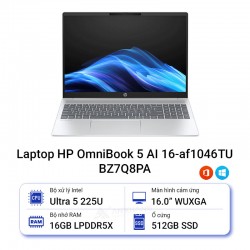 Laptop HP OmniBook 5 AI 16-af1046TU BZ7Q8PA