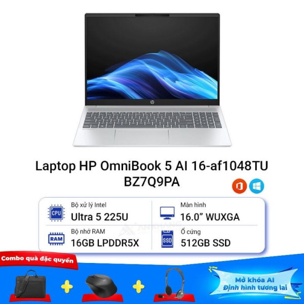 Laptop HP OmniBook 5 AI 16-af1048TU BZ7Q9PA