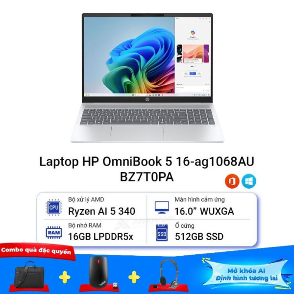 Laptop HP OmniBook 5 16-ag1068AU BZ7T0PA