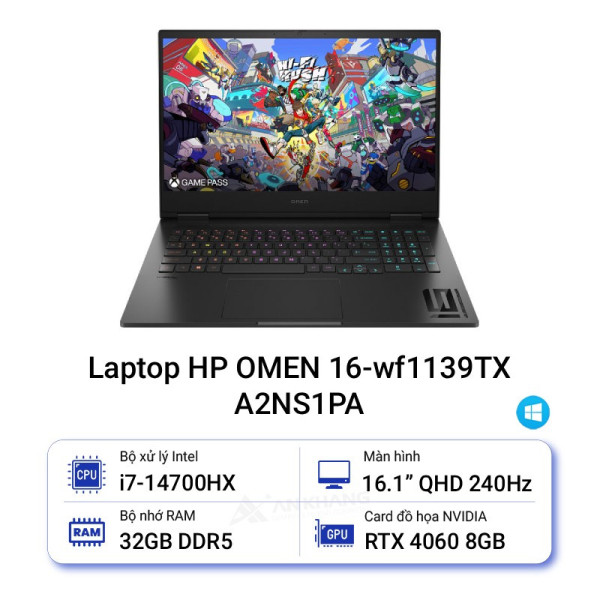 Laptop HP OMEN 16-wf1139TX A2NS1PA