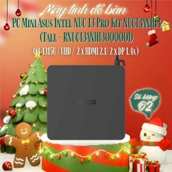 PC Mini Asus Intel NUC 13 Pro Kit NUC13ANHI3 (bản Tall - RNUC13ANHI300000I)