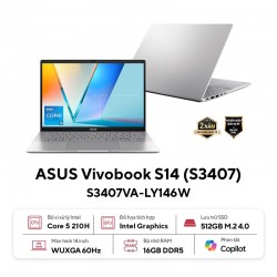 Laptop ASUS Vivobook S14 S3407VA-LY146W
