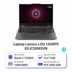 Laptop Lenovo LOQ 15ARP9 83JC00M3VN