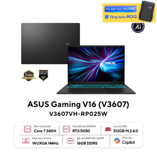 Laptop ASUS Gaming V16 V3607VH-RP025W