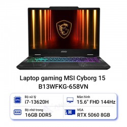 Laptop gaming MSI Cyborg 15 B13WFKG-658VN