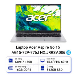 Laptop Acer Aspire Go 15 AG15-72P-776J NX.JRRSV.006
