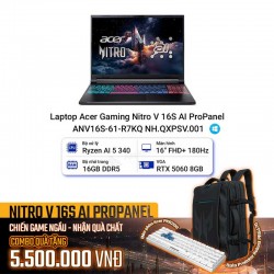 Laptop Acer Gaming Nitro V 16S AI ProPanel ANV16S-61-R7KQ NH.QXPSV.001