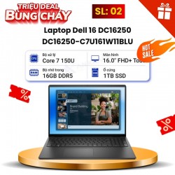 Laptop Dell 16 DC16250 DC16250-C7U161W11BLU