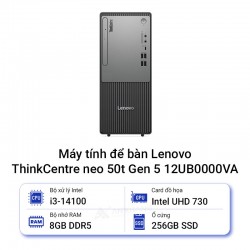 Máy tính để bàn Lenovo ThinkCentre neo 50t Gen 5 12UB0000VA