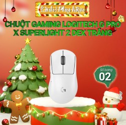 Chuột Gaming Logitech G Pro X Superlight 2 DEX Wireless Trắng (910-007367)