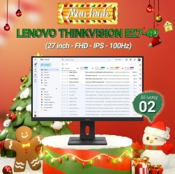 Màn hình Lenovo ThinkVision E27-40 64BCMAR4VN