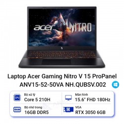 Laptop Acer Gaming Nitro V 15 ProPanel ANV15-52-50VA NH.QUBSV.002