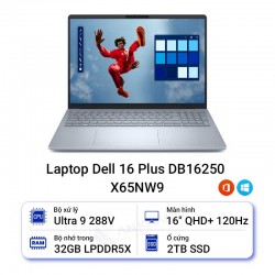 Laptop Dell 16 Plus DB16250 X65NW9