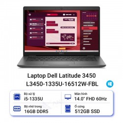 Laptop Dell Latitude 3450 L3450-1335U-16512W-FBL