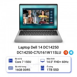 Laptop Dell 14 DC14250 DC14250-C7U161W11SLU
