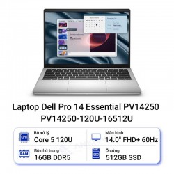 Laptop Dell Pro 14 Essential PV14250 PV14250-120U-16512U