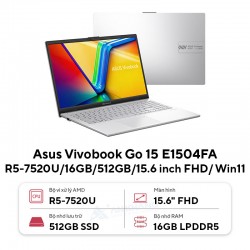 Laptop Asus Vivobook Go 15 E1504FA (R5-7520U/16GB/512GB/15.6 inch FHD/ Win11)