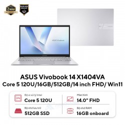 Laptop ASUS Vivobook 14 X1404VA (Core 5 120U/16GB/512GB/14.0 inch FHD/ Win11)