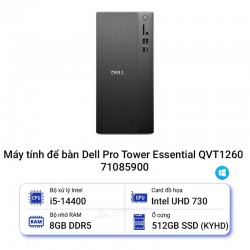 Máy tính để bàn Dell Pro Tower Essential QVT1260 71085900  