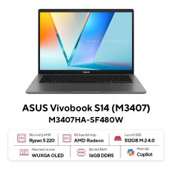 Laptop ASUS Vivobook S14 M3407HA-SF480W