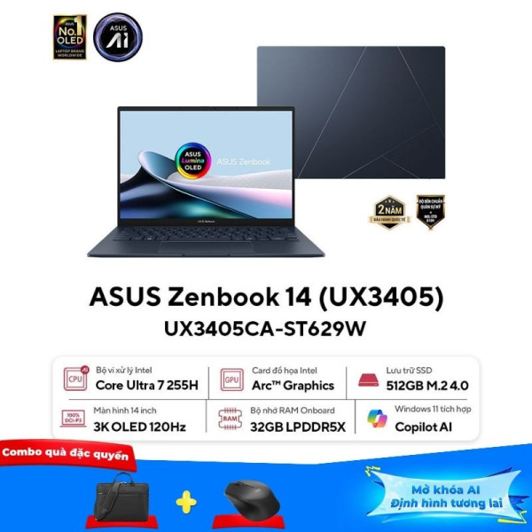Laptop ASUS Zenbook 14 UX3405CA-ST629W