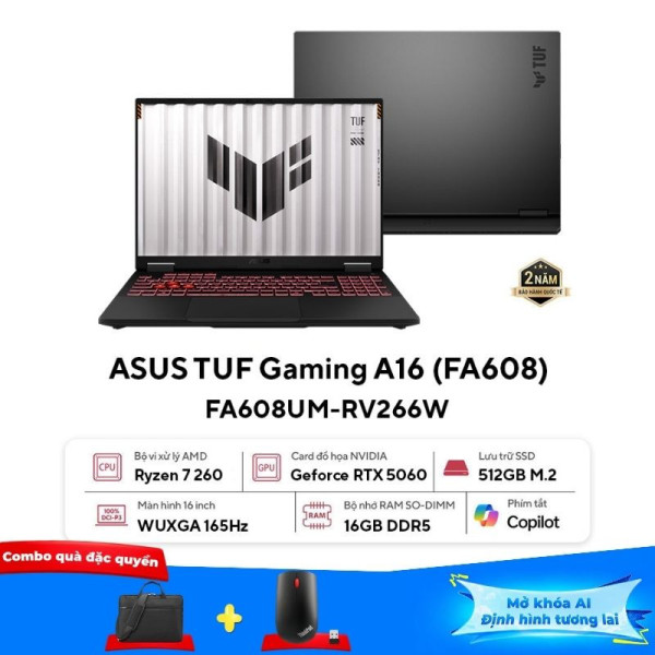 Laptop ASUS TUF Gaming A16 FA608UM-RV266W