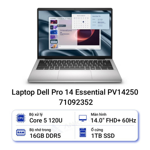 Laptop Dell Pro 14 Essential PV14250 71092352
